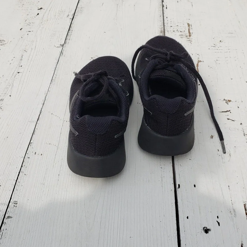 NIKE Tanjun Little Boys Black Running Sneaker Toddler Size 11